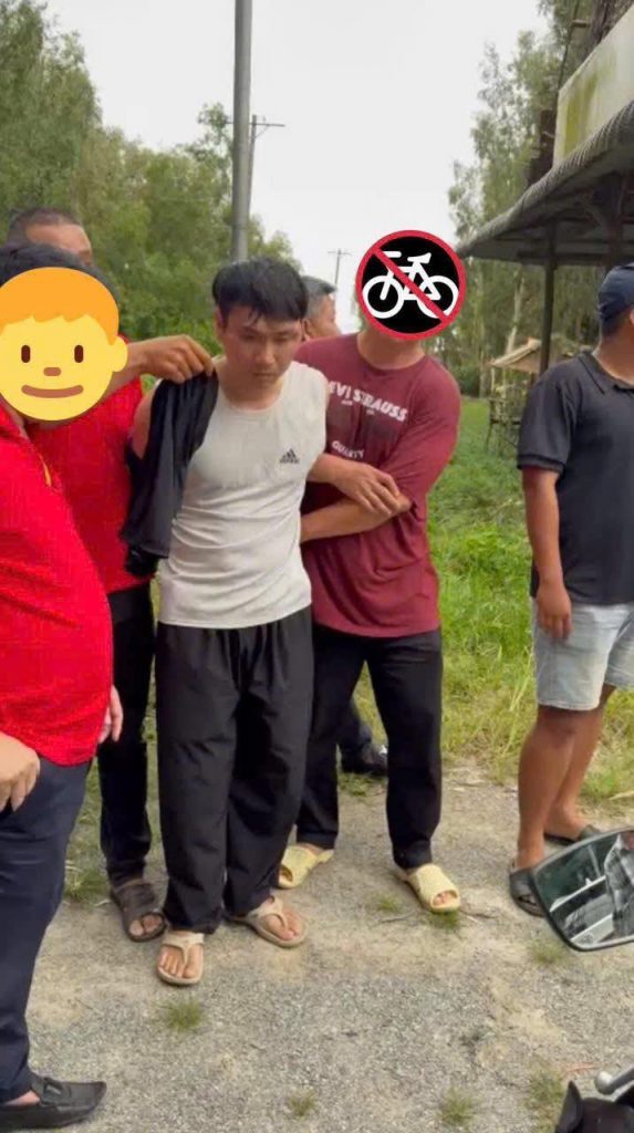 Hình ảnh 01 thành viên tổ chức Việt Tân xâm nhập về Việt Nam chống phá đã bị An ninh tóm gọn ngay khi bước qua biên giới.